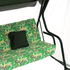 Качели садовые «Панама», 210×142×155 см, максимальная нагрузка 300 кг, зелёные - Фото 8