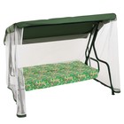 Качели садовые «Панама», 210×142×155 см, максимальная нагрузка 300 кг, зелёные - Фото 9