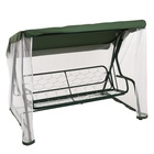 Качели садовые «Панама», 210×142×155 см, максимальная нагрузка 300 кг, зелёные - Фото 10