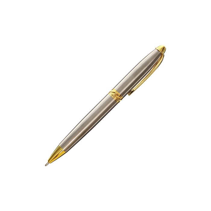 Ручка подарочная, шариковая "Гравюра" в кожзам футляре, поворотная - фото 1908211137