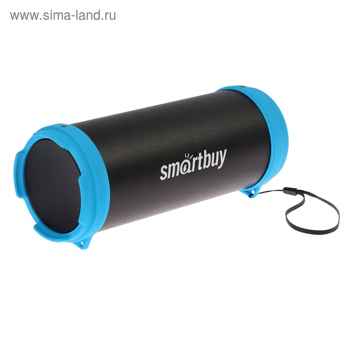Портативная колонка SmartBuy MKII, 6 Вт, Bluetooth, FM-радио, USB, черно-синяя - Фото 1