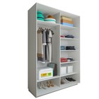 Шкаф купе «Акцент-Вера», 1000 × 600 × 2310 мм, зеркало «ромбы Z», цвет выбеленное дерево - Фото 2