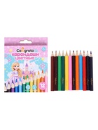 Карандаши Calligrata «Принцесса», цветные, 12 цветов, деревянные, шестигранные, мини - Фото 4