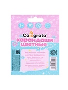 Карандаши Calligrata «Принцесса», цветные, 12 цветов, деревянные, шестигранные, мини - Фото 5