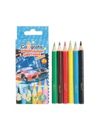 Карандаши Calligrata «Машинка», цветные, 6 цветов, деревянные, шестигранные, мини - Фото 5