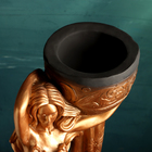 Фигура с кашпо "Девушка Нимфа" бронза, 1,2л / 30х83х23см - Фото 6