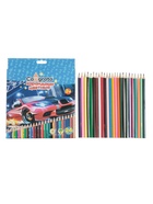 Карандаши Calligrata «Машинка», цветные, 24 цвета - Фото 4