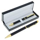 Ручка подарочная, шариковая «Проект» в кожзам футляре, поворотная - Фото 2