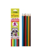 Карандаши Calligrata, цветные, 6 цветов, шестигранные - Фото 4