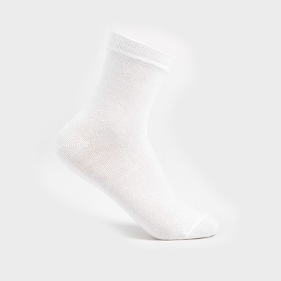 Носки детские, цвет белый, размер 14-16