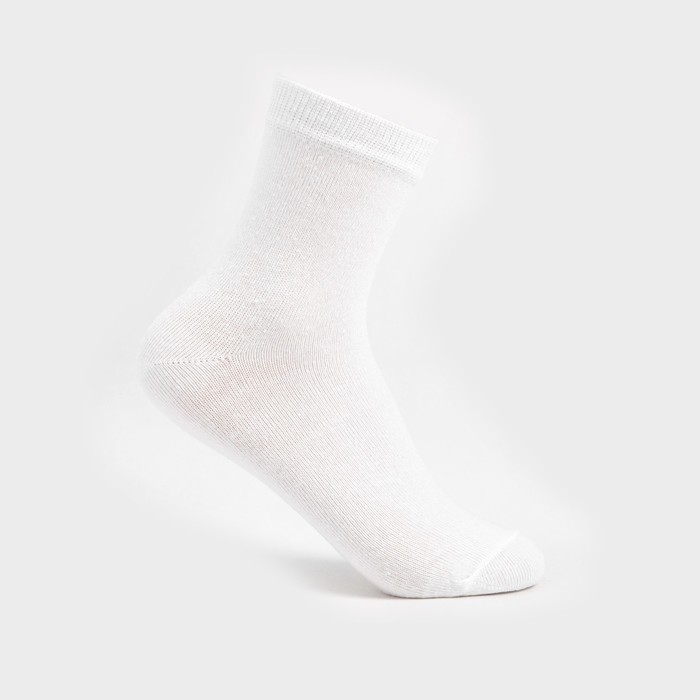 Носки детские, цвет белый, размер 14-16 - Фото 1