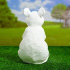 Садовая фигура "Мышь" белая, 28см - Фото 3