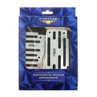 Накладки на педали Cartage, антискользящие, хром, набор 2 шт. - Фото 7