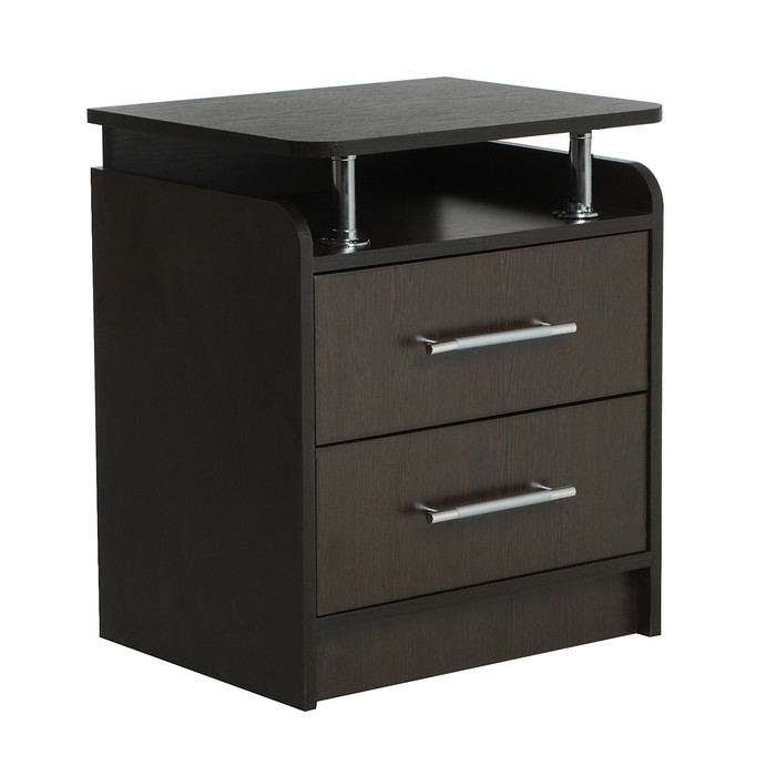 Тумба прикроватная «Клик Мебель. Милан», 600×500×410 мм, цвет венге - Фото 1