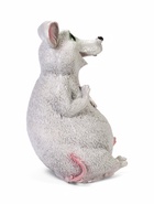 Садовая фигура из гипса «Мышь», 29.5 см, серая - Фото 2