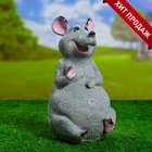 Садовая фигура из гипса «Мышь», 29.5 см, серая 4275980
