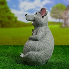 Садовая фигура из гипса «Мышь», 29.5 см, серая 4275980