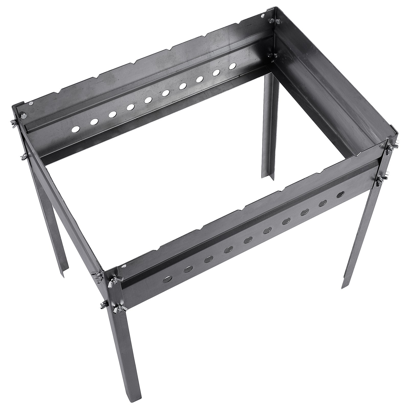 Ребра жесткости на мангале. Усиление стенок мангала. Ребра жесткости мангала. Мангал "уголёк лайт" 500*300*500мм-. Ребра жесткости мангала.