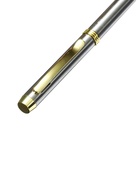 Ручка подарочная Calligrata «Проект», шариковая, поворотная, в футляре кожзам, корпус серебристый с золотым 132006