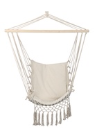 Гамак-кресло maclay, подвесное, 96×50 см, бежевое - Фото 7