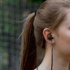 Наушники спортивные беспроводные, магнитные, Luazon VBT 1.6, вакуумные, Bluetooth 4.1, с микрофоном, 90 мАч, металлический корпус, чёрные - Фото 4