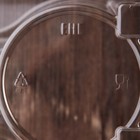 Контейнер одноразовый с неразъёмной крышкой ПР-ПК62С2, 2 секции, пластик, 18.8×13.8 см, прозрачный - Фото 4