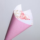 Бумага упаковочная «Цветы», розовый, 70 х 100 см - Фото 1