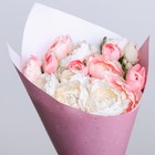 Бумага упаковочная «Цветы», розовый, 70 х 100 см - Фото 2