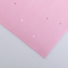 Бумага упаковочная «Цветы», розовый, 70 х 100 см - Фото 4