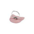Держатель-подставка с кольцом для телефона LuazON, в форме "Кошки", розовый - фото 8454902