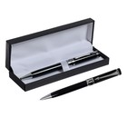 Ручка шариковая, подарочная, поворотная, в кожзам футляре, «Премиум» - Фото 2