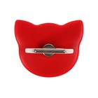 Держатель-подставка с кольцом для телефона LuazON, в форме "Кошки", красный - Фото 2