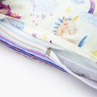 Матрасик с подушками "Единороги" двусторонний 70*200 см, бязь/спанбонд - Фото 5