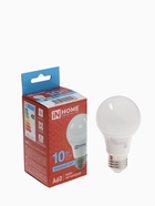 Лампа светодиодная IN HOME LED-A60-VC, Е27, 10 Вт, 230 В, 6500К, 950 Лм - Фото 6