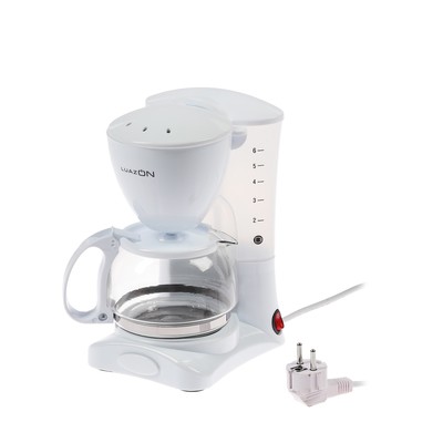 Кофеварка Luazon LKM-652, капельная, 0.6 л, 650 Вт, белая