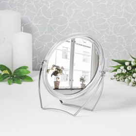 {{photo.Alt || photo.Description || 'УЦЕНКА Зеркало на подставке, двустороннее, с увеличением, 17×18 см, (d=12.4 см), прозрачное'}}