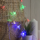 НИТЬ, 5 м, с насад. “Лилия”, Н.С. LED-20-220V, моргает, МУЛЬТИ - Фото 3