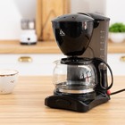 Кофеварка Luazon LKM-651, капельная, 650 Вт, 0.6 л, чёрная - Фото 1