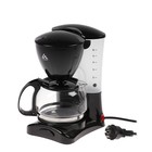 Кофеварка Luazon LKM-651, капельная, 650 Вт, 0.6 л, чёрная - фото 8455092