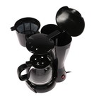 Кофеварка Luazon LKM-654, капельная, 900 Вт, 1.2 л, чёрная - фото 8455117