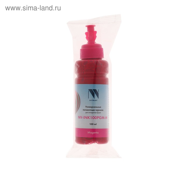 Чернила NV-INK100 универсальные Magenta пигментные для аппаратов Epson (100ml) Китай - Фото 1