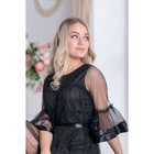 Платье женское MINAKU "Lilac", размер 42, цвет чёрный - Фото 4