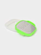 Тёрка с контейнером Доляна «Универсал», 2 в 1, 19×14.5×3.5 см, зелёная - Фото 4