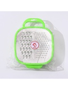 Тёрка с контейнером Доляна «Универсал», 2 в 1, 19×14.5×3.5 см, зелёная - Фото 7