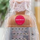 Тёрка шестигранная Доляна «Деревенька», 12×11×22 см, цвет коричневый - Фото 5