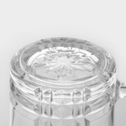 Кружка «Венеция», 280 мл, стекло, прозрачная - Фото 4