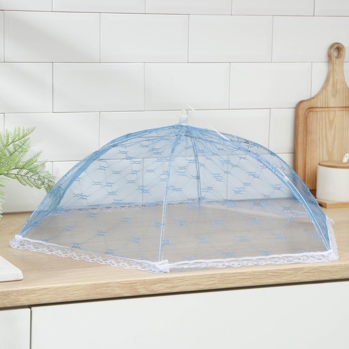 Сетка защитная для еды «Зонтик», 62×62 см, цвет МИКС - фото 1905546708