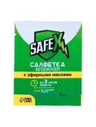 Средство от комаров SAFEX Влажная салфетка, 1 шт. - Фото 4
