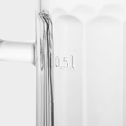 Пивная кружка «Минден», 500 мл, стекло, прозрачная - Фото 4