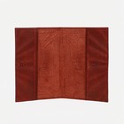 Обложка для паспорта, Герб+ корона, цвет светло-коричневый - Фото 3